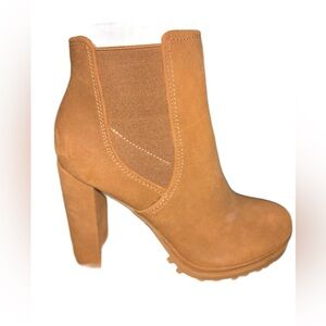 Chunky Heeled Booties